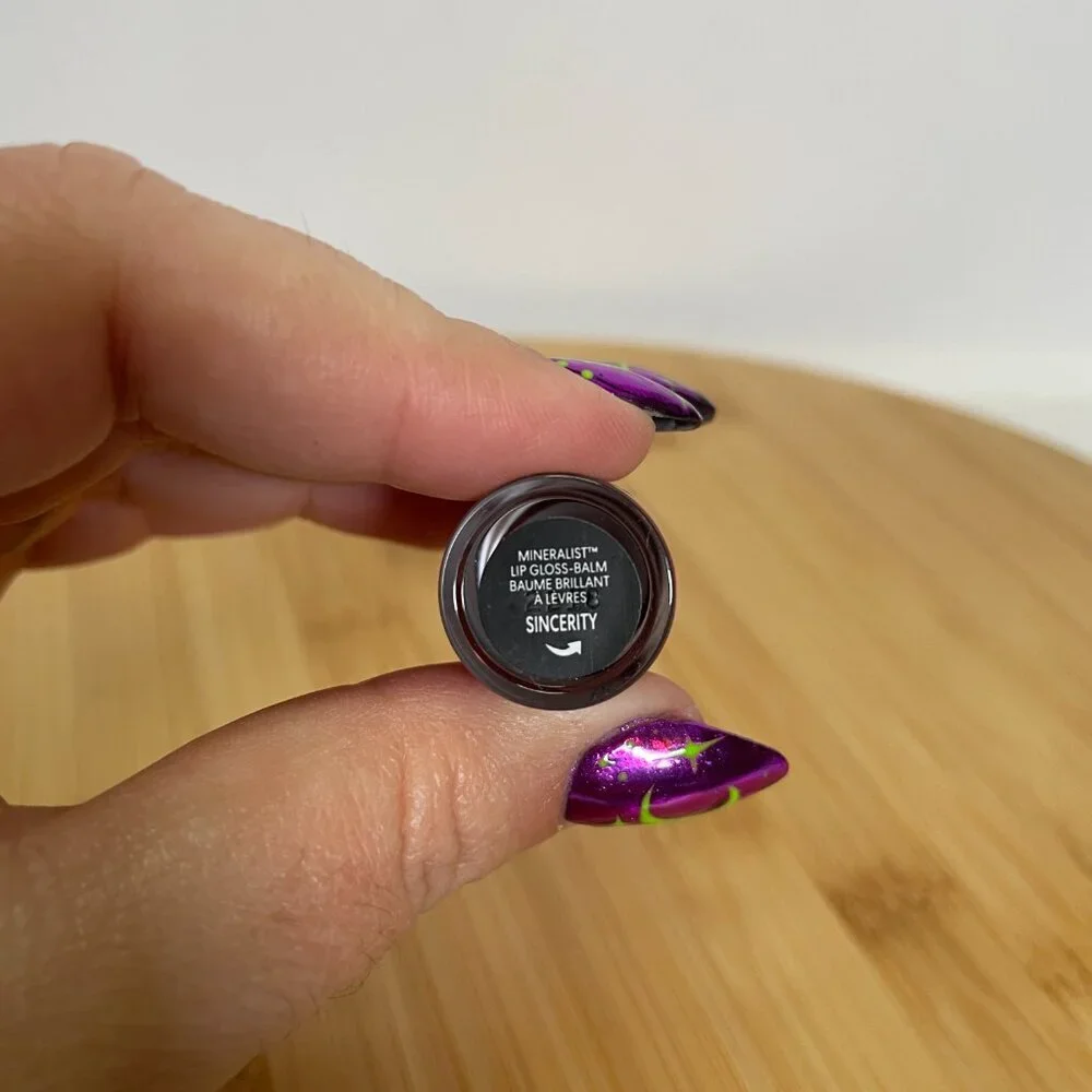 bareMinerals Mineralist Lip Gloss Balm Mini SINCERITY .06oz Sample Travel